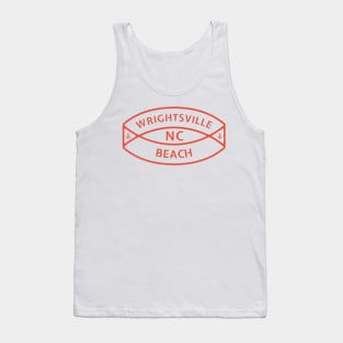 Wrightsville Beach, NC Summertime Vacationing Anchor Ring Tank Top